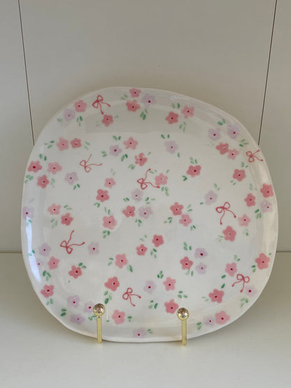 Candied Daisy ceramic serving plate 🌸