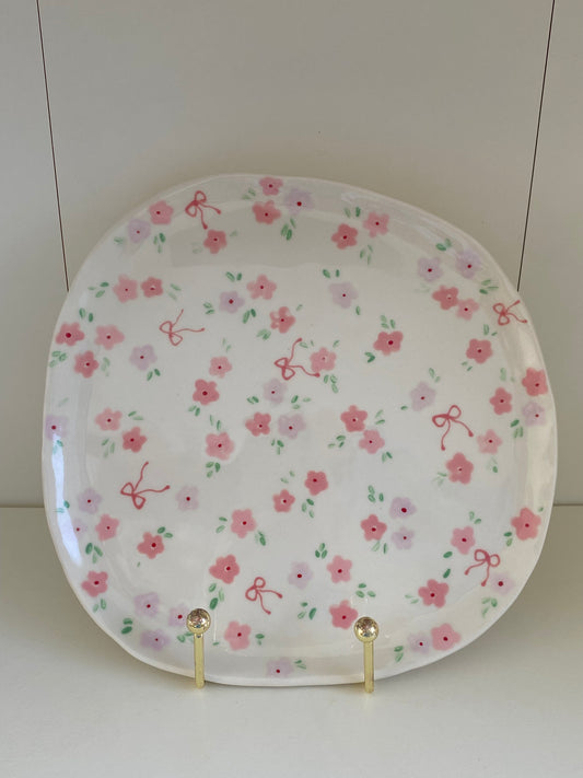 Candied Daisy ceramic serving plate 🌸